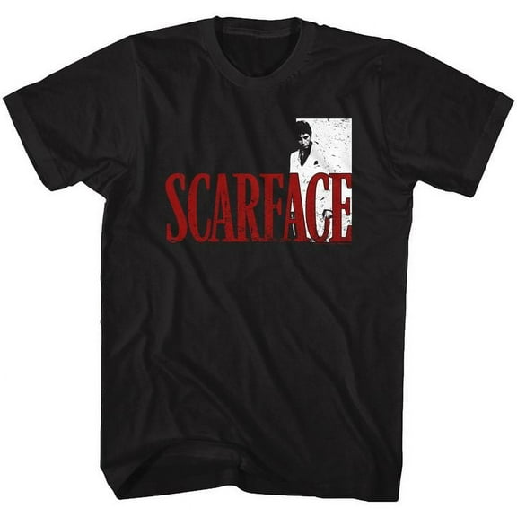 Scarface Sfredwhite Black Adult T-Shirt 5Xl