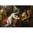 thumbnail image 1 of 24x36 gallery poster, King Lear and Cordelia, 1793 by Benjamin West, 1 of 1