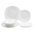 thumbnail image 1 of Vajilla 12 Pzas Moderna Opal Cuadrada 4 personas Colorhome, 1 of 7