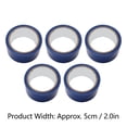 thumbnail image 5 of 20245 Piezas Cinta para Marcar Piso Cinta Adhesiva para Piso de 5 cm de Ancho para Marcar Línea Campo de Competencia Gimnasio Baloncesto Voleibol Cancha de Tenis Azul, 5 of 5