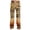 Khaki, variant on Halloween Lounge Pants for Women Old Castle Print Stretch Casual Elastic Waist Pajama Bottoms