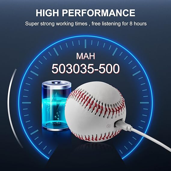 Glow-in-the-Dark Bluetooth Baseball Speaker for Sports Fans‌
