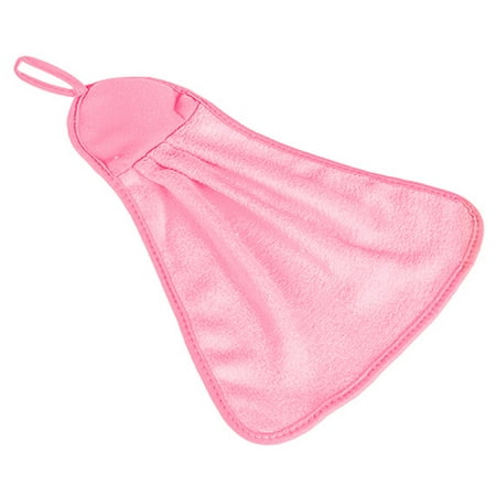 

Sijiali Kitchen Bathroom Hanging Coral Velvet Towel Cleaning Water Drying Hand Towel