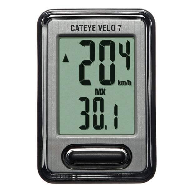 CAT EYE - Velo 7 Wired Bike Computer with Odometer and Speedometer