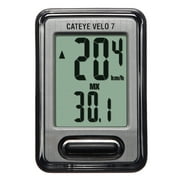 Best Bicycle Computers - CatEye Velo 7 Wired Bike Computer with Odometer Review 