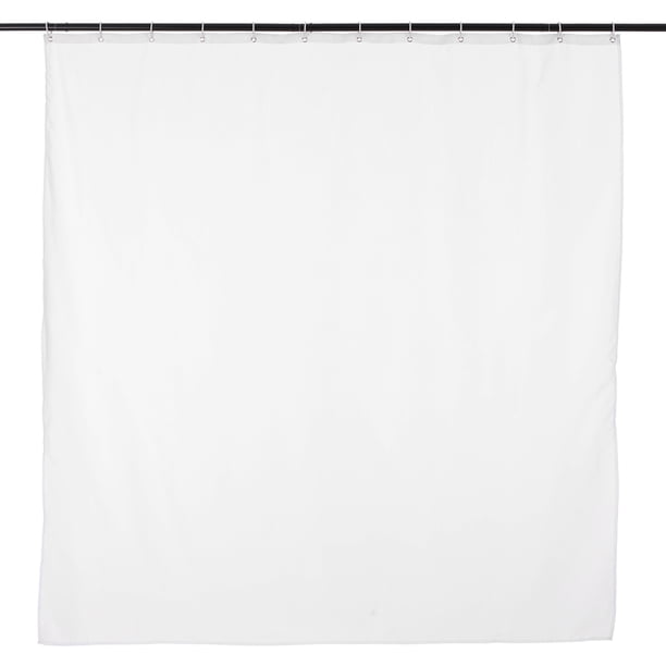 Cortina de la ducha Irfora Htovila 72 * 72 '' Poliéster blanco Impermeable Cortina de ducha a prueba de moho Protección de privacidad decorativa Cortina de baño con 12 ganchos Irfora Cortina de la ducha
