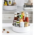thumbnail image 6 of Turntable Cabinet Organizer 1/2 Tier 360 Degree Rotating Spice Rack for Kitchen Countertop Bathroom Vanity Display, 6 of 19