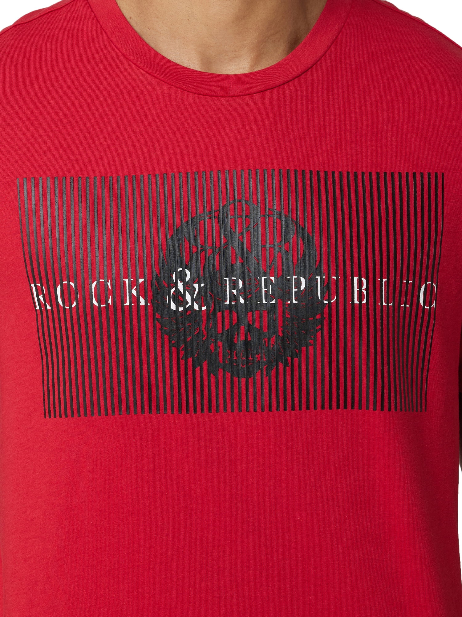 Rock & Republic Men's Short Sleeve Logo Tee