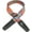 Summer of Love, variant on Lock-It Straps Bob Masse Rock Art Leather End Guitar Strap Red Thistles