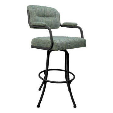 Swivel Extra Tall Metal Bar Stool 34" - M-110 - Watusi Aquatint - Grey