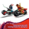 thumbnail image 5 of LEGO NINJAGO Kai's Motorcycle Speed Race Building Toy for Kids - Pretend Play Motorcycle Toy With 2 Minifigures - Building Blocks for Boys & Girls, Ages 6+ - Gift Idea for Birthdays - 71838, 5 of 9