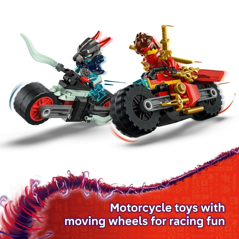 LEGO NINJAGO Kai's Motorcycle Speed Race Building Toy for Kids