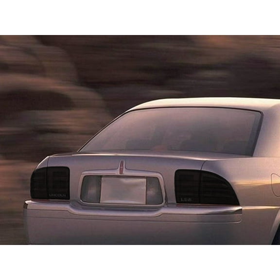 Rvinyl Tail Light Tint Covers Compatible with Lincoln LS 2003-2006 - Blackout Smoke