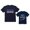 Dad Navy / Toddler Navy, variant on Dad & Toddler's 'USA Dad Daddy's Little Firecracker' Matching Outfit Set - Perfect for 4th of July & National Holidays - Patriotic Navy Design - Dad Navy Medium / Toddler Navy 3T