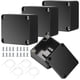 thumbnail image 1 of Carcasa eléctrica impermeable de 4 piezas derivada de la carcasa exterior, caja de conexiones electrónica impermeable IP65, caja de conexiones de conectores eléctricos -63x58x35mm, 1 of 5