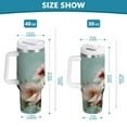 thumbnail image 3 of Simple Modern 30 oz Insulated Stainless Steel Tumbler Double Wall Stainless Steel Tumbler with 2-Way Drinking Vintage Peonies and Daisies, 3 of 9
