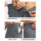 thumbnail image 4 of Pantalones deportivos de golf Soothfeel para hombre, ajustados, color gris tinta S, 4 of 6