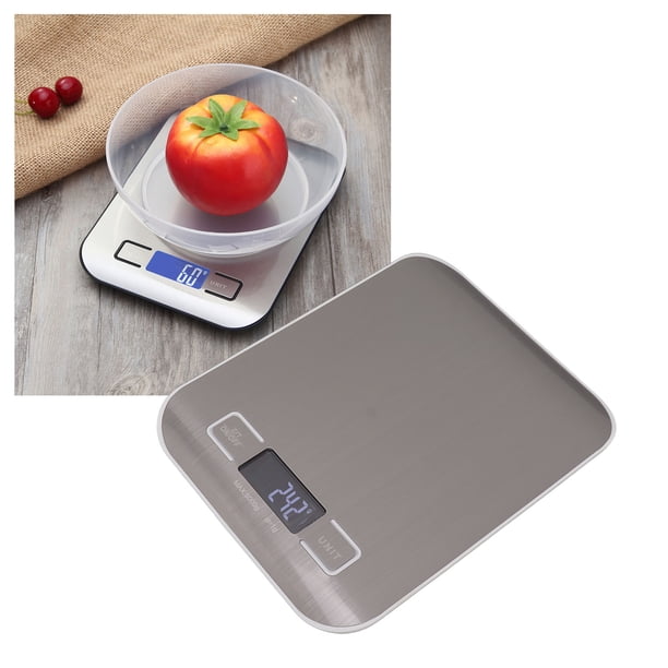 Báscula de cocina ANGGREK digital con pantalla LCD de 0035 oz a 110 lb