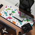 thumbnail image 2 of Long Mouse Pads for Desk,White Dinosaurs Colorful Cacti Pattern Desk Mats on Top Of Desks, Desk Mouse Pad Extra Large with 3mm Non-Slip Base and Stitched Edge for Gaming,Office,Work,Home 35.4"x15.7", 2 of 6