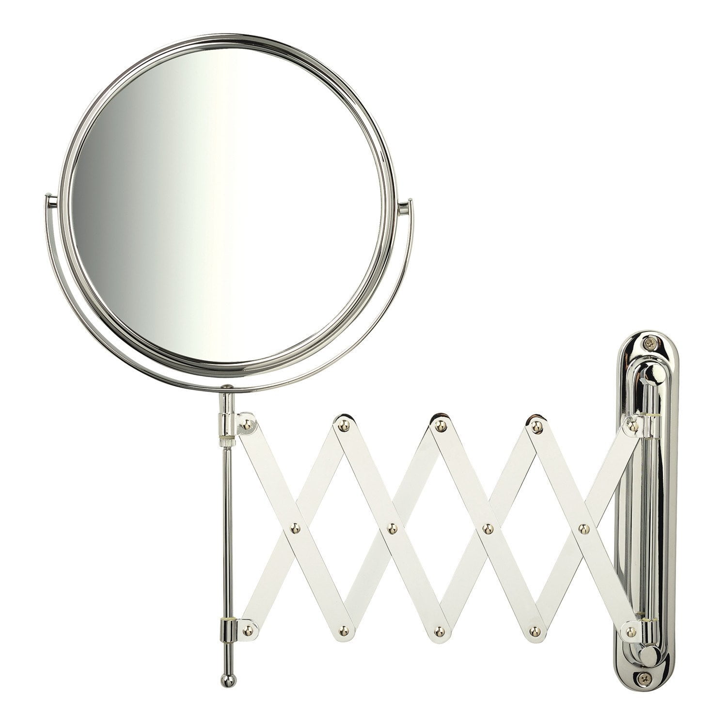 7X1X Wall Mirror, Chrome