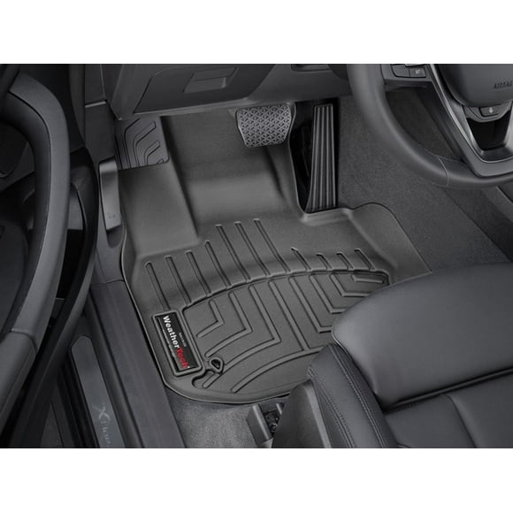 Weathertech Floor Liner 4412731 FloorLiner; Molded Fit; Black; Thermoplastic Polyolefin TPO; 2 Piece