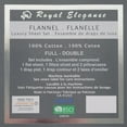 thumbnail image 3 of Cotton House - Flannel Sheet Set, 100% Cotton, Full Size, White, 3 of 4