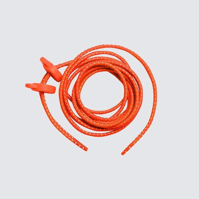 Cordones Elásticos Reflectantes Neon Naranja ZONE3