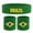 Brazil, variant on Suddora Cotton Terry Cloth Sweatband Set with 1 Headband and 2 Wristbands, Italy