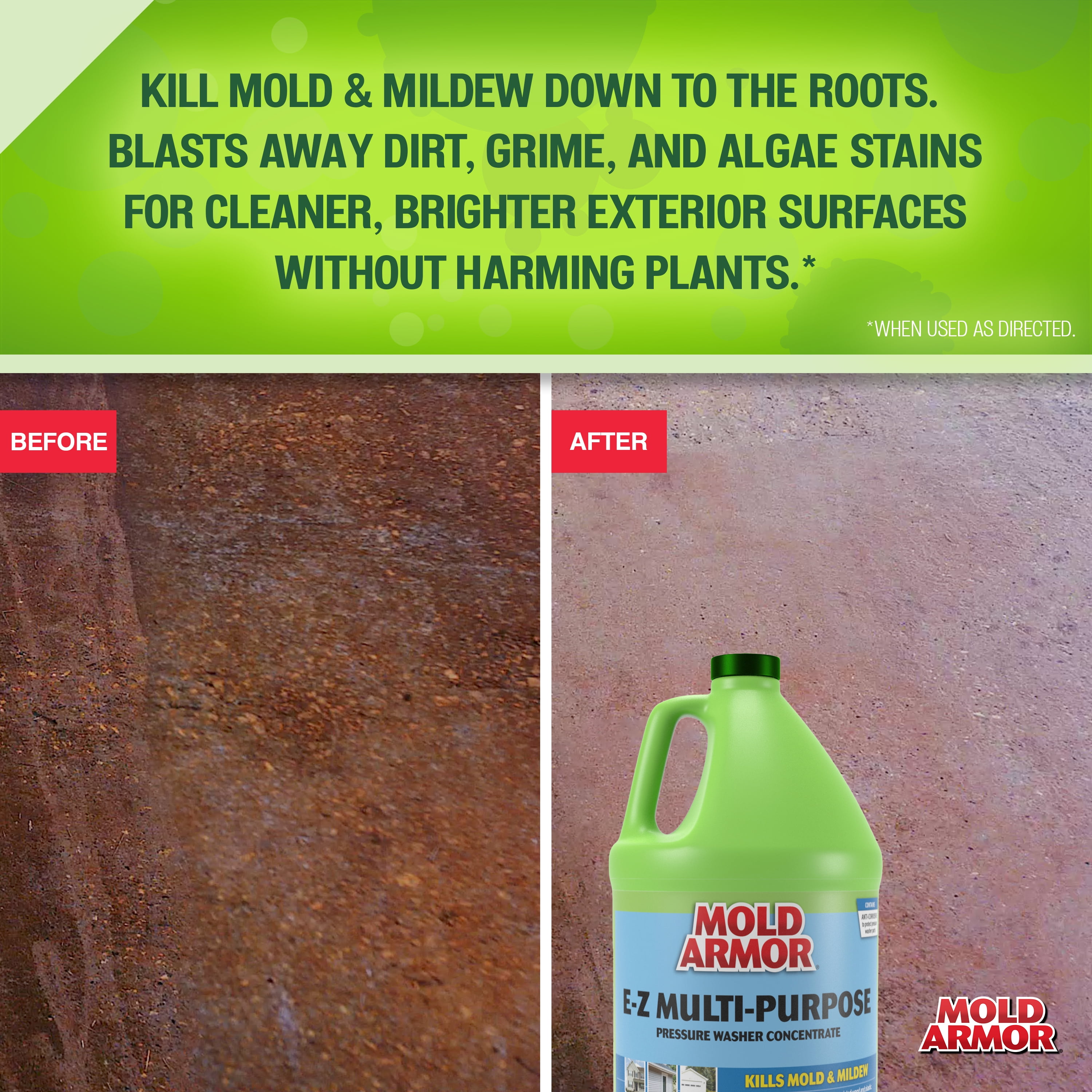 Mold Armor E-Z Multi-Purpose Pressure Washer Concentrate, 1 Gallon