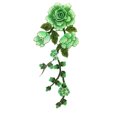thumbnail image 1 of HEVIRGO Floral Flower Embroidery Patch Badge DIY Sewing on Applique Dress Craft, 1 of 10