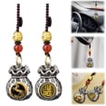 thumbnail image 1 of Chinese Zodiac Wealth Bag Pendant Charm For Daily Fortune Rotating God Of Wealth Bag Luck And Keychain For Good Fortune，A Zodiac God Of Wealth Bag Pendant （Clearance）, 1 of 9