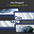 thumbnail image 3 of FFIY Samsung Galaxy S21 FE 5G Case with Built in Screen Protector, Full-Body Military-Grade Shockproof Protective Phone Case Cover with 2 Pack Camera Lens Protector for Samsung Galaxy S21 FE Black, 3 of 7