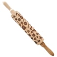 thumbnail image 2 of WIFKLSIIPG Very Interesting Christmas Print Rolling Pin 35x5cm Printed Rolling Pin Engraving Embossed Rolling Pin, 2 of 4