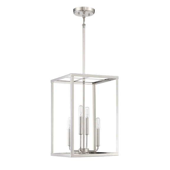 Trade Winds Lighting 4-Light Pendant Light In Polished Nickel