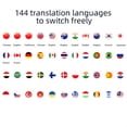 thumbnail image 2 of Auriculares de traducción BIOBO Real Time 144 idiomas Bluetooth, 2 of 8