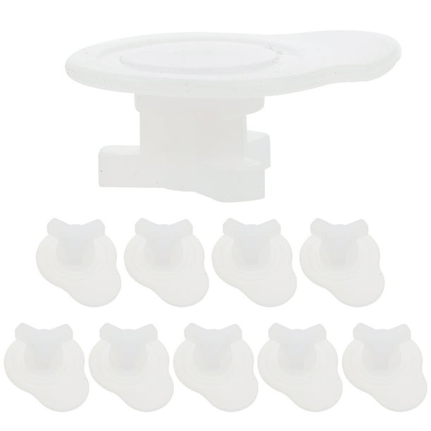 10 piezas de aire de silicona para la caja de preservación orificio de ventilación de aire orificio de ventilación de ventilación de aire orificio de ventilación de silicona
