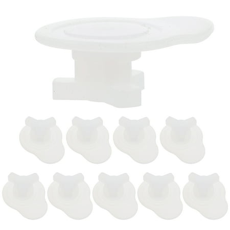 

Yuangui 10Pcs Silicone Air Plug for Preservation Box Air Vent Hole Box Air Vent Hole Silicone Vent Hole