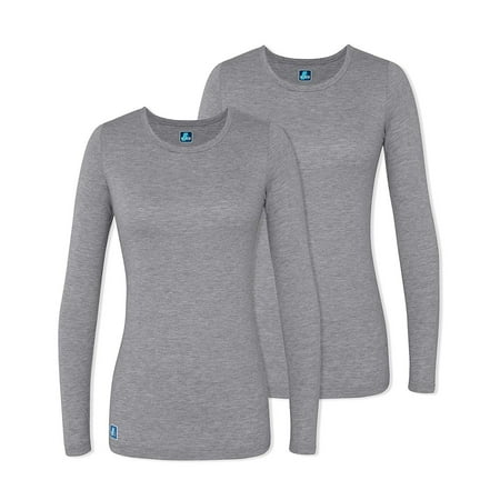 

Adar 2 Pack Women’s Comfort Long Sleeve T-Shirt/Underscrub Tee