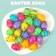 thumbnail image 4 of Joyfy Easter Eggs Plastic,30 Pcs 3.15" Printed Plastic Eggs for Easter,Fillable Empty Eggs Bulks,Easter Basket Stuffers,School Classroom Prizes, 4 of 10
