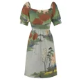 thumbnail image 6 of Summer Garden Ukiyo-e Japanese Art Sleeveless Dress Women's summer dresses wedding dresses for parties, 6 of 7