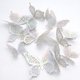 thumbnail image 2 of FLhrweasw 12 Uds. Pegatina Mariposa Hueca DIY Papel Tapiz 3D para El Ventana (plata), 2 of 9