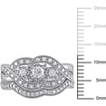 thumbnail image 2 of Everly Women's Diamond Sterling Silver Bridal Set, 2 of 6