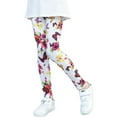 thumbnail image 4 of Toddler Baby Girls Leggings Little Girl Footless Thin Stretch Pants Kids Soft Printed Legging 1-9 Years, 4 of 8