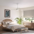 thumbnail image 5 of Hunter 52 inch Aeronaut Wi-Fi ENERGY STAR® Matte White Damp Rated Ceiling Fan with LED Light Kit and Handheld Remote, 5 of 17
