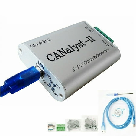 

CAN Analyzer CANalyst-II USB to CAN-BUS Converter Adapter Support ZLGCANpro