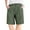 Army Green, variant on Pxkloy Womens Dressy Casual Shorts Elastic Waist Summer Cotton Linen Lounge Shorts Button Business Work Shorts Mid Rise 2025 Trendy Summer Short with Pockets Black,M