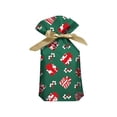 thumbnail image 3 of Christmas party Bolsas de regalo con cordón navideño, accesorio de organización de regalos, 50 Uds., 3 of 5