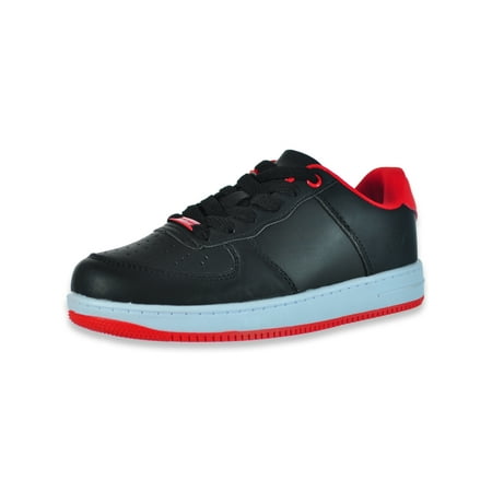 

Phat Farm Boys Lay Up LE Low-Top Sneakers - black/red 5 youth