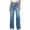Light Blue, variant on CQONEPT Womens Wide Leg Jeans Trendy Elastic Waist Denim Pnats with Pockets Drawstring Stretchy Straight Leg Baggy Pants Light Blue XL