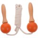 thumbnail image 4 of Wooden Handle Kids Jump Rope for Exercise with Supple Cotton Rope and Comfortable Grip, 4 of 5